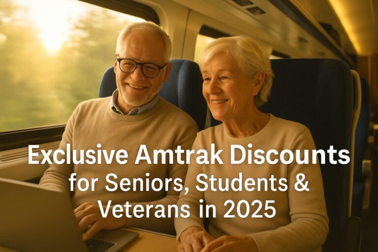 Amtrak Discounts for Seniors, Students & Veterans
