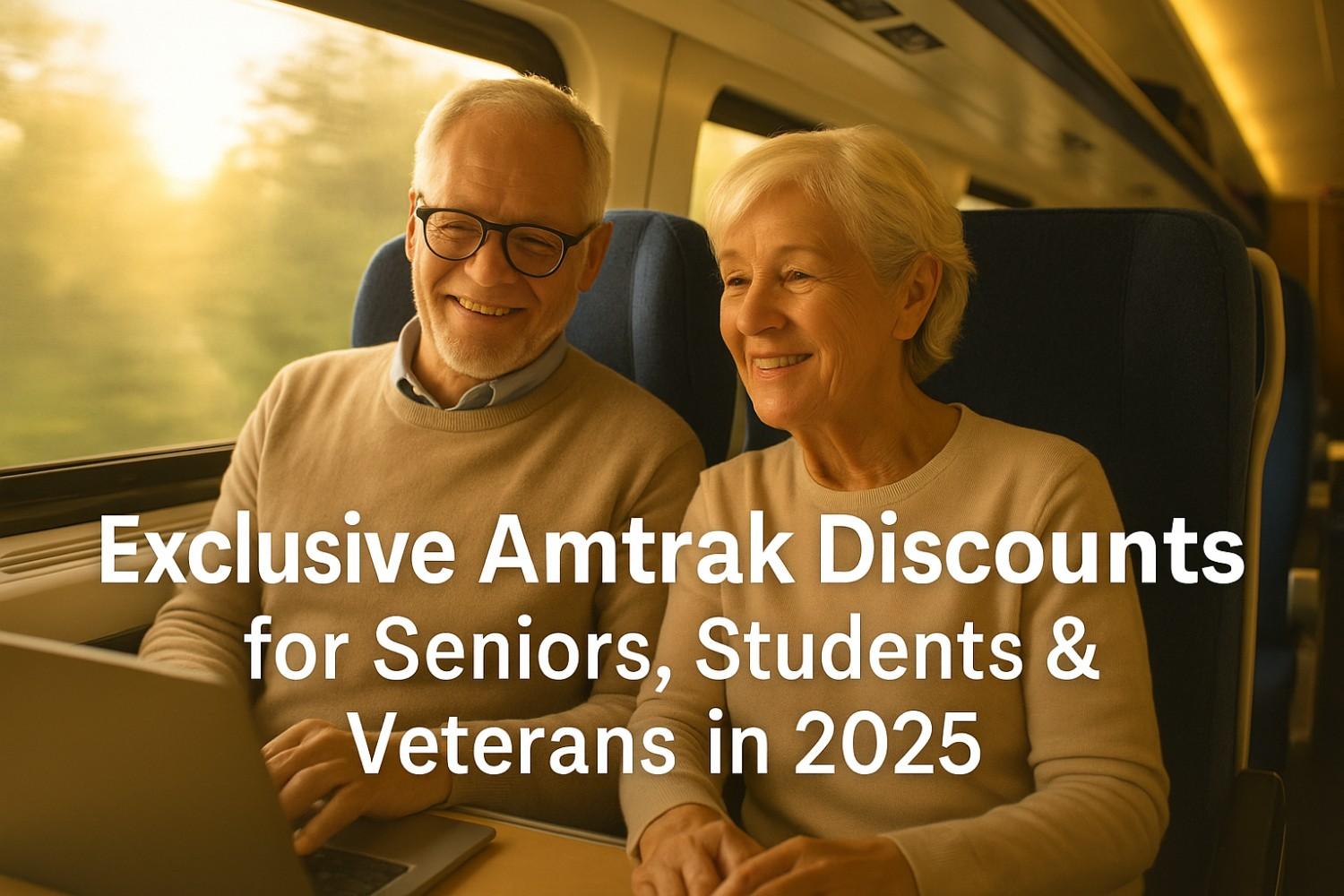 Amtrak Discounts for Seniors, Students & Veterans