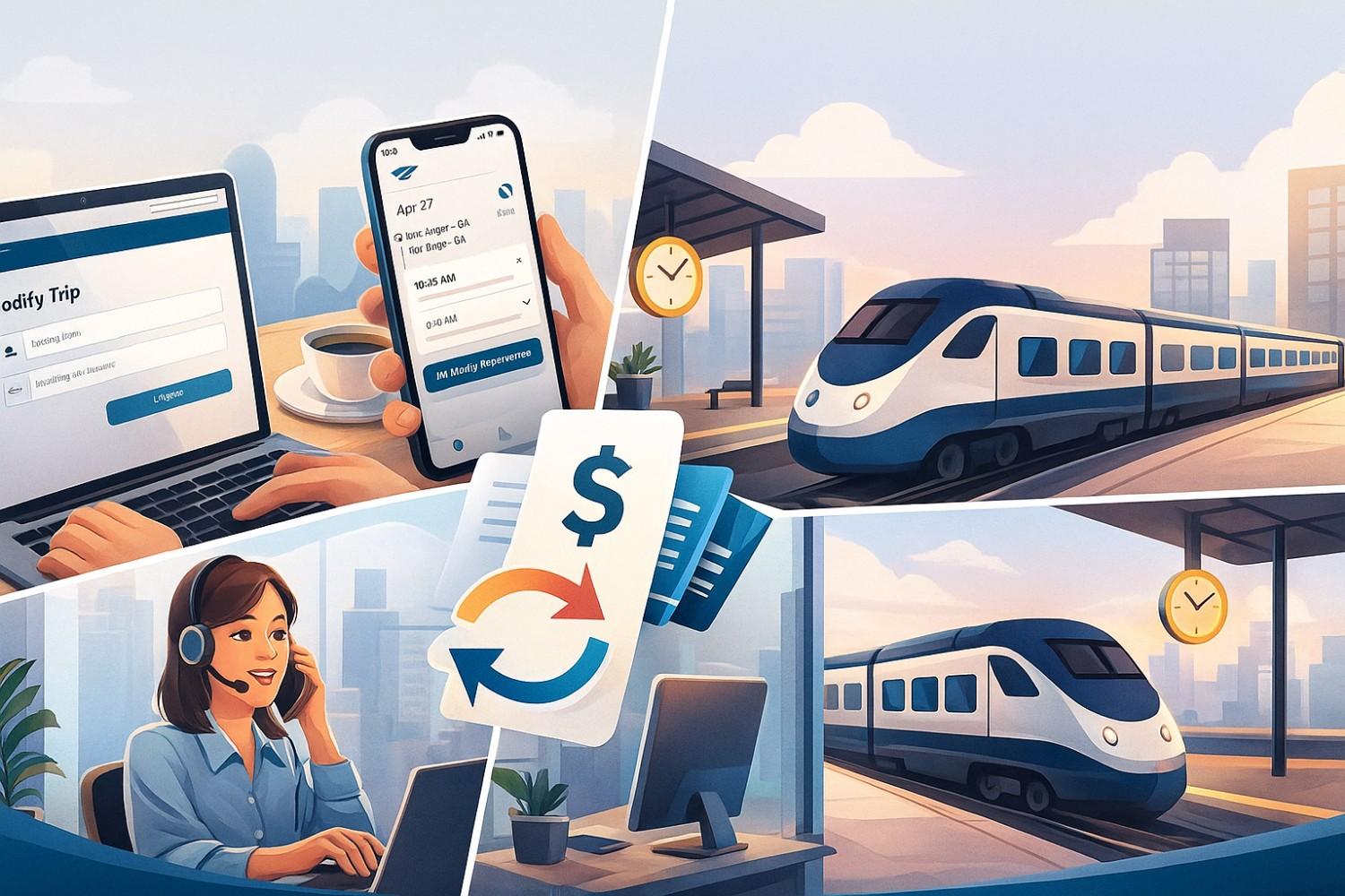 How to Change or Cancel Your Amtrak Train Reservation Easily