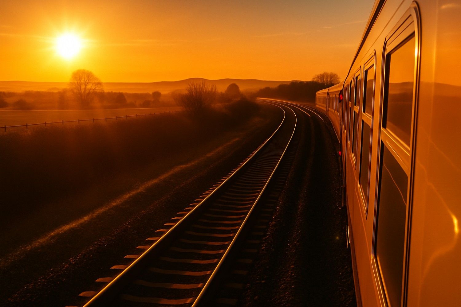 Sunset Desert Horizons