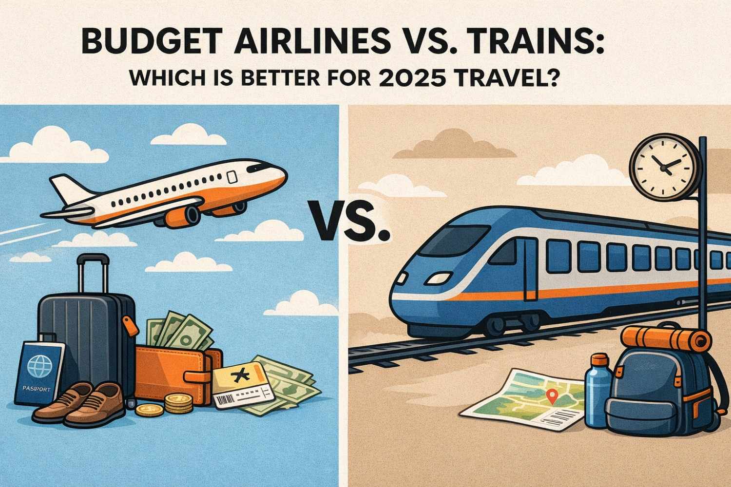 Airlines vs Trains