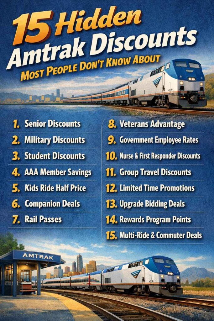 15 Hidden Amtrak Discounts