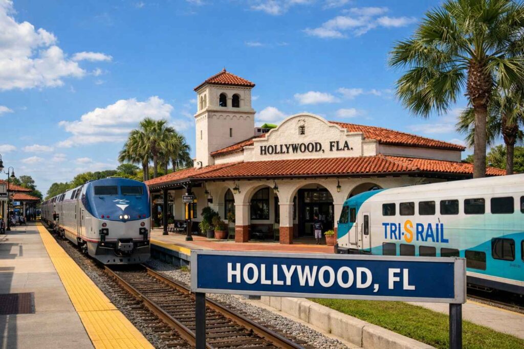 Hollywood, FL Train Station